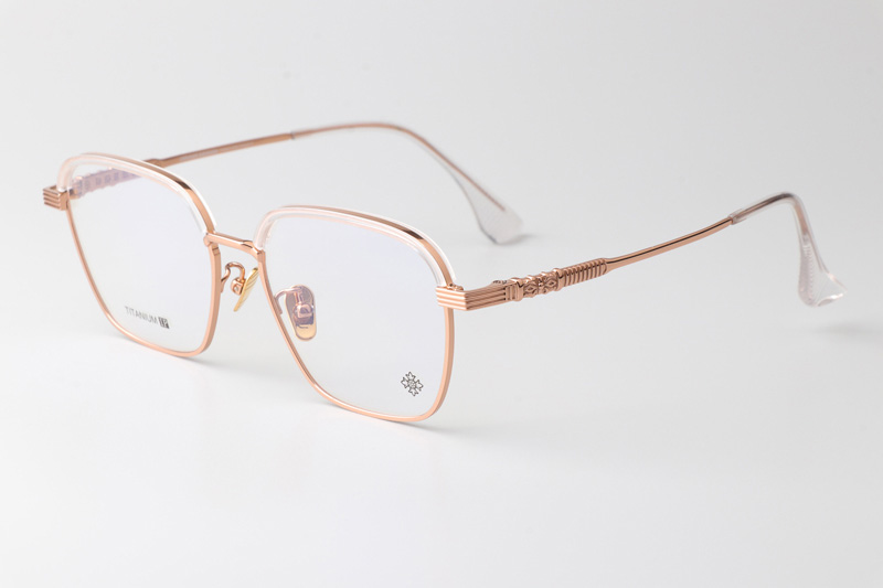 CH5256 Eyeglasses Clear Rose Gold