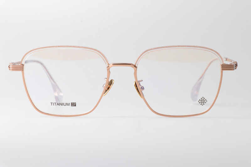 CH5256 Eyeglasses Clear Rose Gold