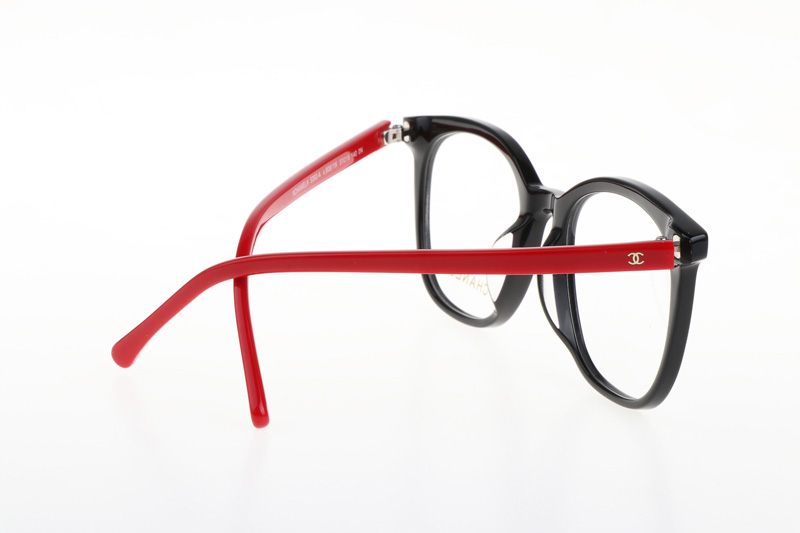 CH5392-A Eyeglasses In Black Red