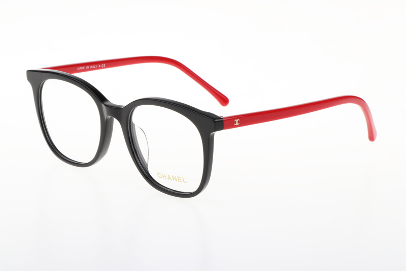 CH5392-A Eyeglasses In Black Red