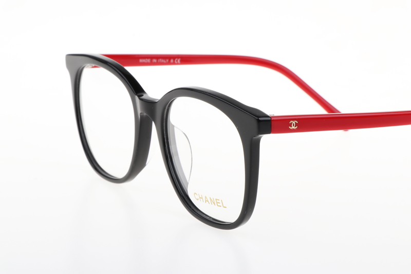 CH5392-A Eyeglasses In Black Red