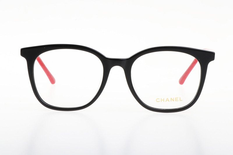 CH5392-A Eyeglasses In Black Red