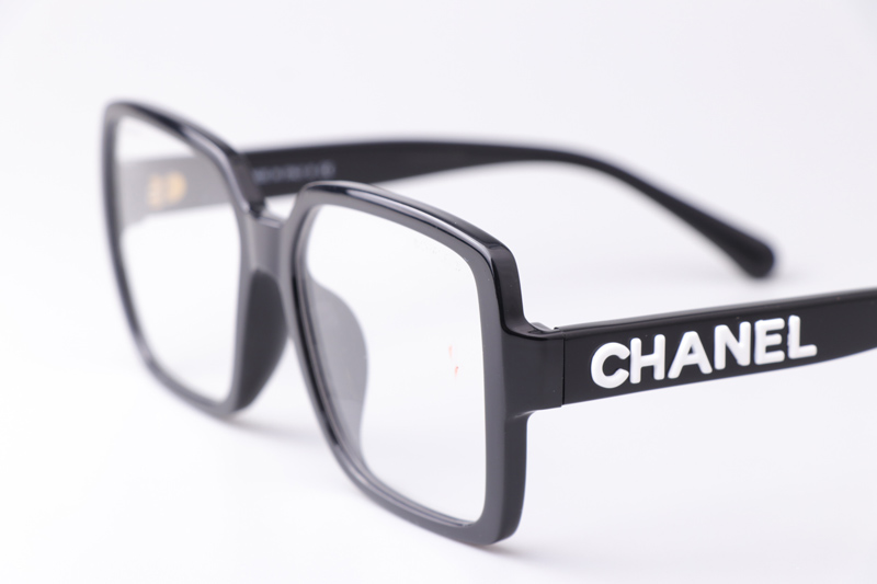 CH5408 Eyeglasses Black White
