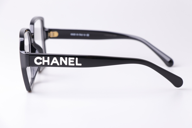 CH5408 Eyeglasses Black White