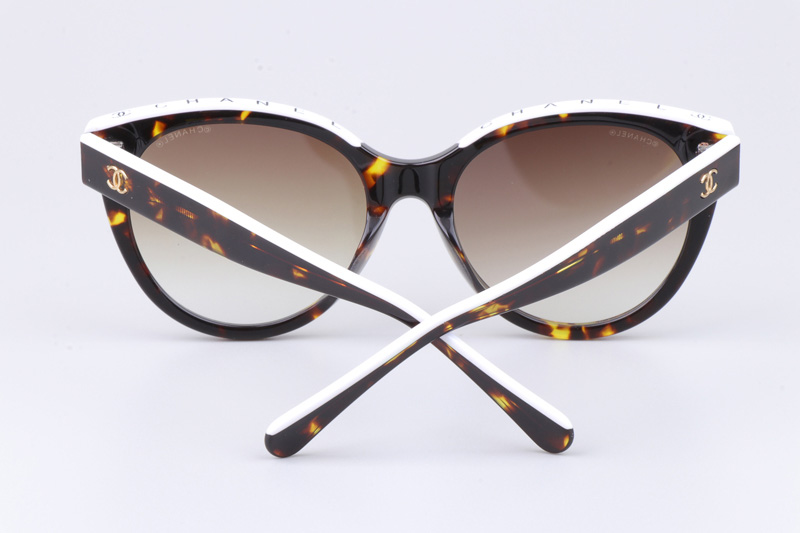 CH5414 Sunglasses Tortoise White Gradient Brown