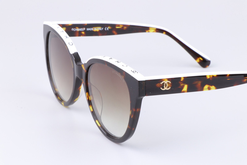 CH5414 Sunglasses Tortoise White Gradient Brown