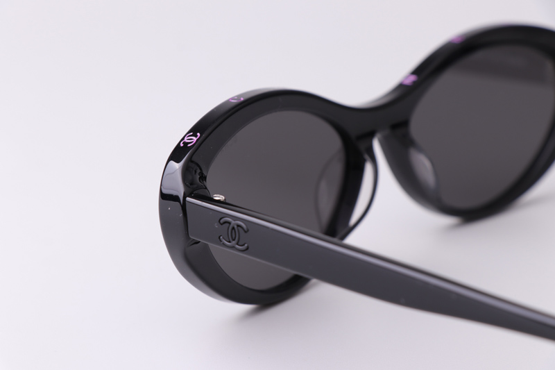 CH5416 Sunglasses Black Pink Gray