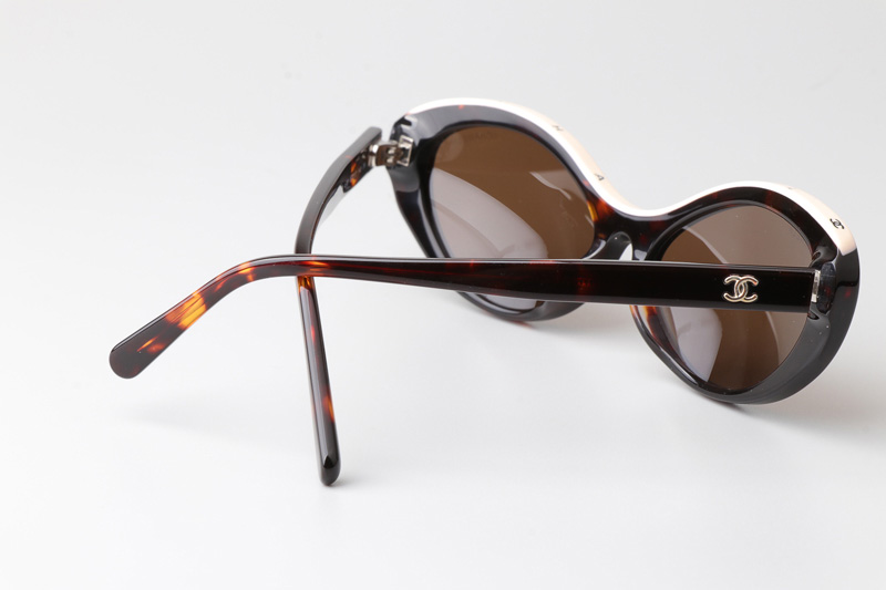 CH5416 Sunglasses Tortoise White Brown