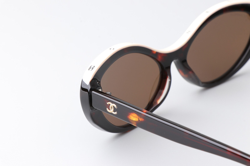 CH5416 Sunglasses Tortoise White Brown