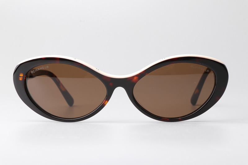 CH5416 Sunglasses Tortoise White Brown