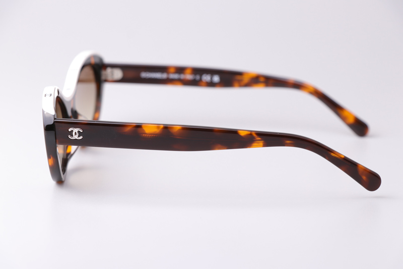CH5416 Sunglasses Tortoise White Gradient Brown