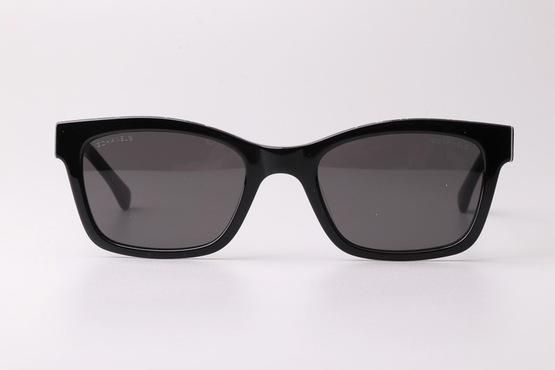 CH5417 Sunglasses Black Silver Gray