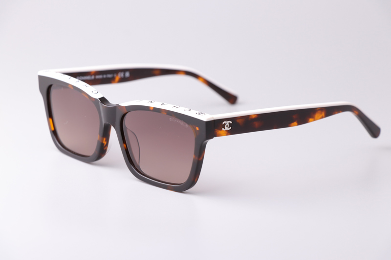 CH5417 Sunglasses Tortoise White Gradient Brown