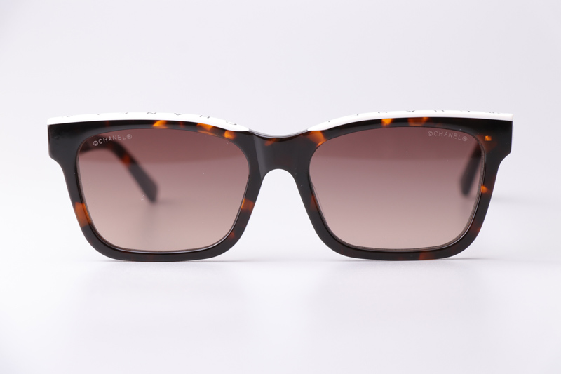 CH5417 Sunglasses Tortoise White Gradient Brown