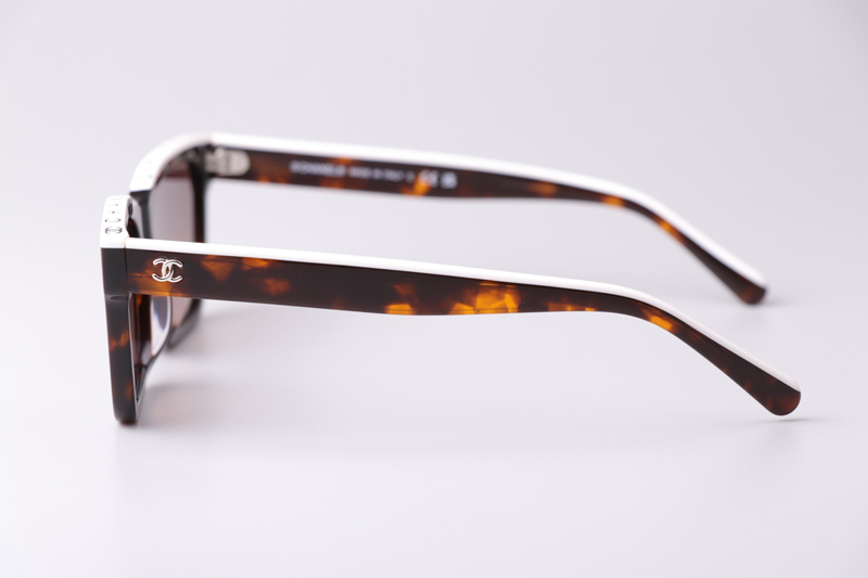 CH5417 Sunglasses Tortoise White Gradient Brown