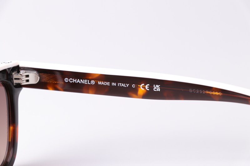 CH5417 Sunglasses Tortoise White Gradient Brown