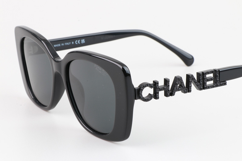 CH5422 Sunglasses Black Gray