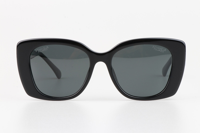 CH5422 Sunglasses Black White Gray