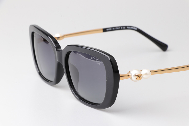 CH5427H Sunglasses Black Gold Gray