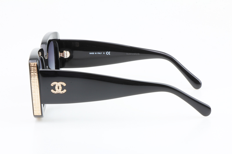 CH5435 Sunglasses Black Gradient Gray