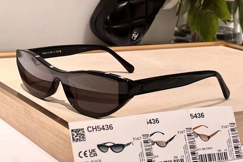 CH5436 Sunglasses Black Gray