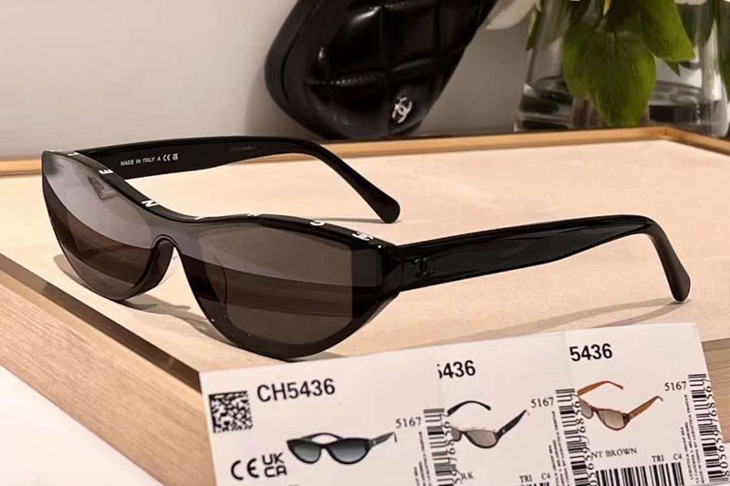 CH5436 Sunglasses Black Grey