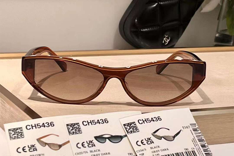 CH5436 Sunglasses Brown Gradient Brown