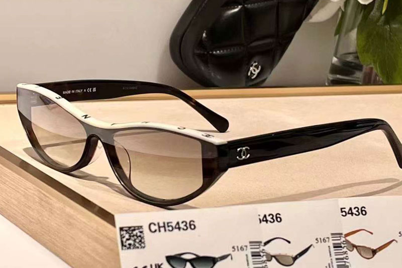 CH5436 Sunglasses Tortoise White