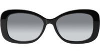 CH5468B Sunglasses Black Gradient Gray