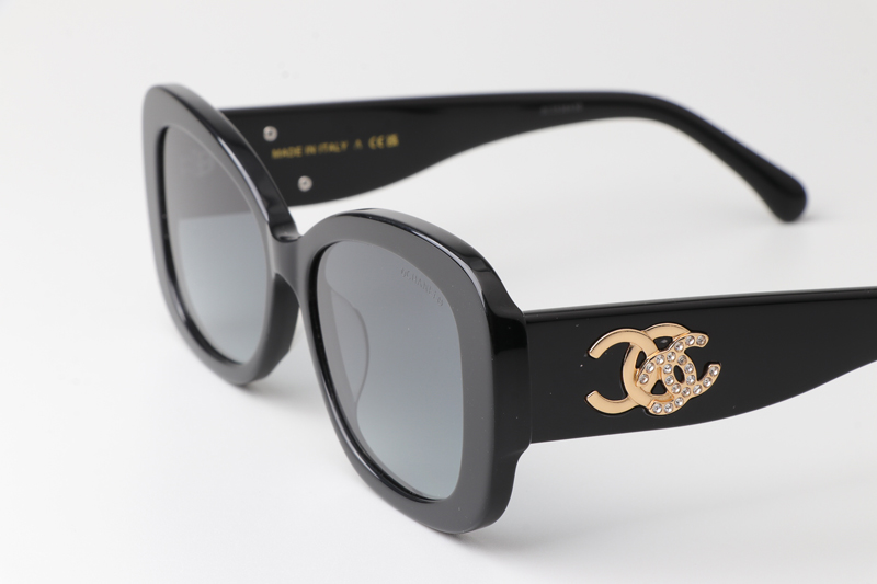 CH5468B Sunglasses Black Gradient Gray