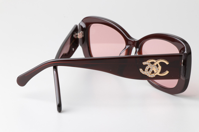 CH5468B Sunglasses Brown Pink