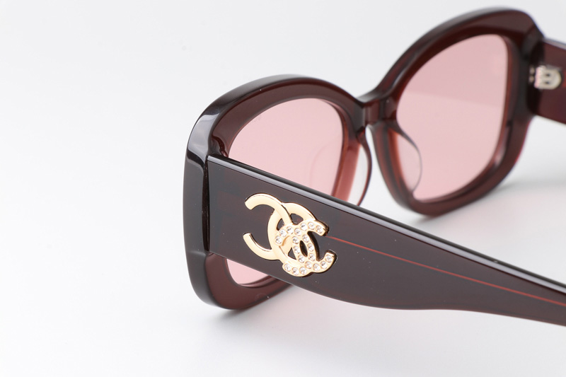 CH5468B Sunglasses Brown Pink