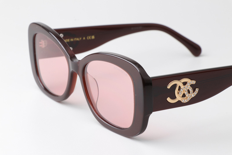 CH5468B Sunglasses Brown Pink