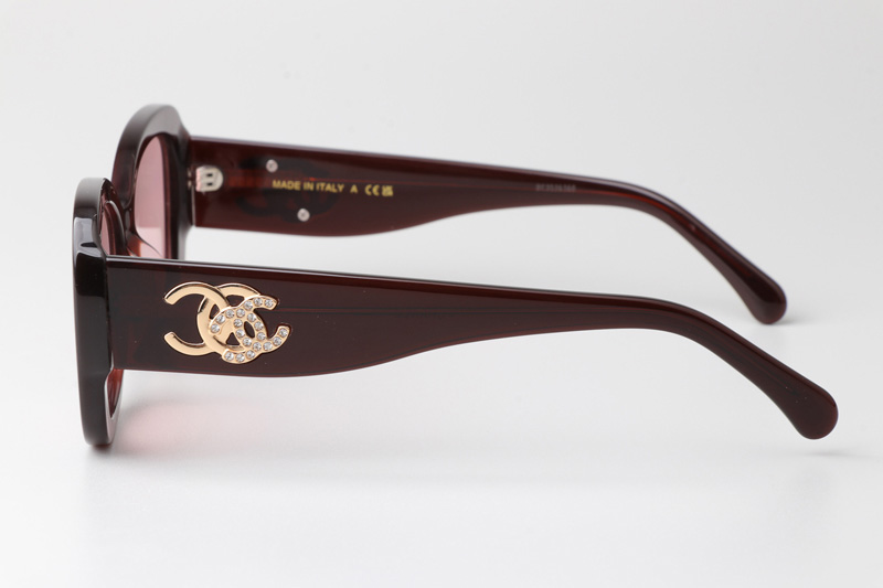 CH5468B Sunglasses Brown Pink