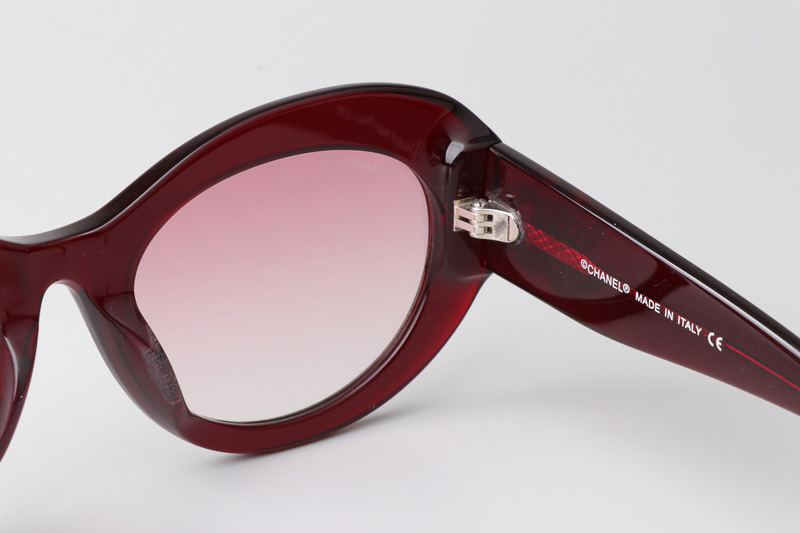 CH5469 Sunglasses Red Gradient Pink