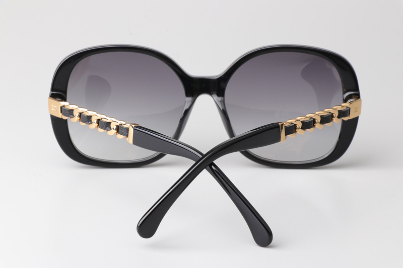 CH5470Q Sunglasses Black Gold Gradient Gray