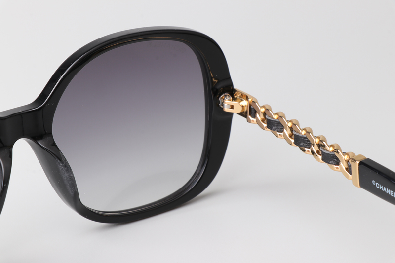 CH5470Q Sunglasses Black Gold Gradient Gray