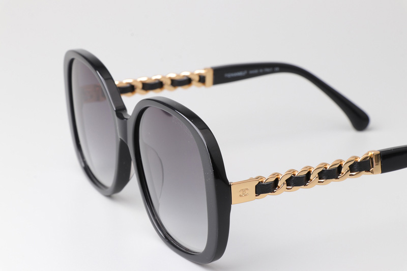 CH5470Q Sunglasses Black Gold Gradient Gray