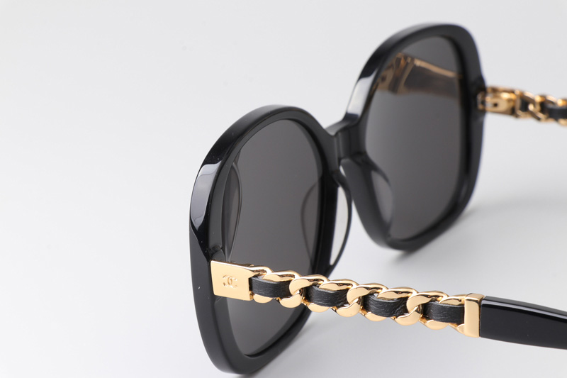 CH5470Q Sunglasses Black Gold Gray