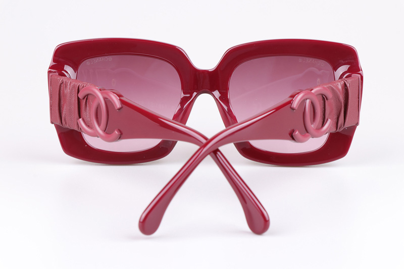 CH5474Q Sunglasses Red Gradient Pink