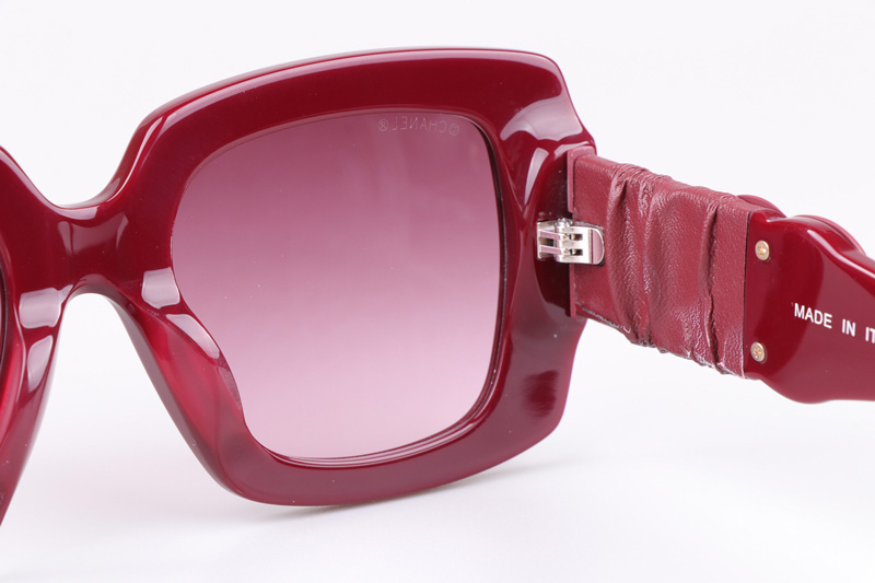 CH5474Q Sunglasses Red Gradient Pink