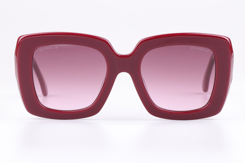 CH5474Q Sunglasses Red Gradient Pink