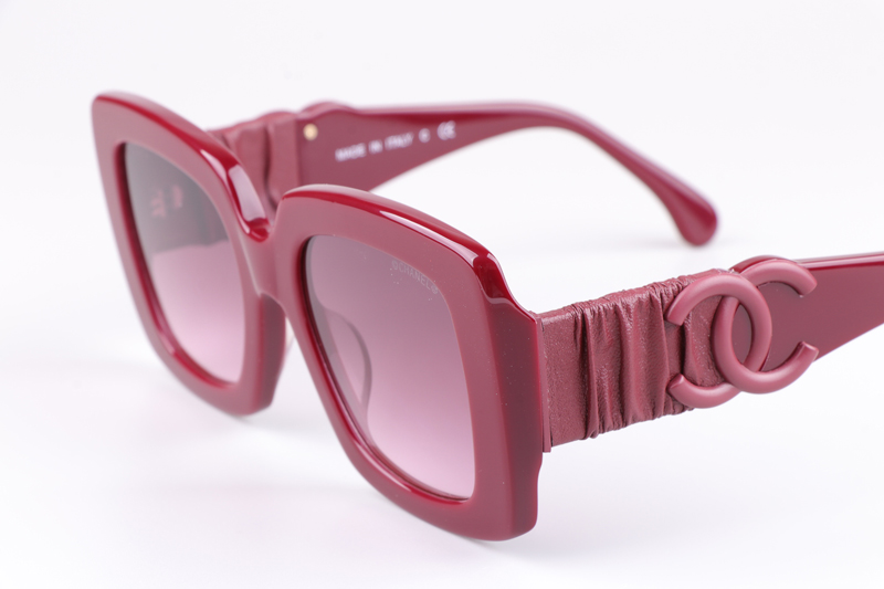 CH5474Q Sunglasses Red Gradient Pink