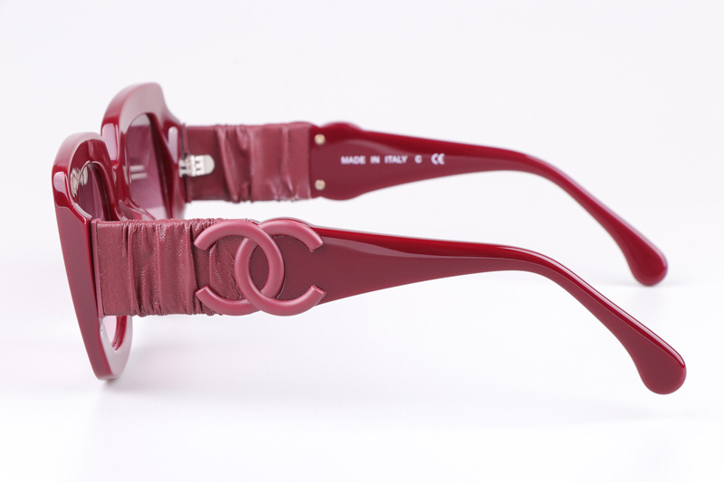 CH5474Q Sunglasses Red Gradient Pink