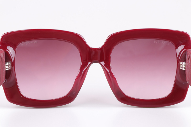 CH5474Q Sunglasses Red Gradient Pink