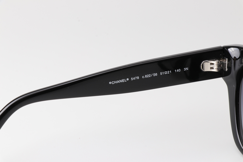 CH5478 Sunglasses Black Gradient Gray