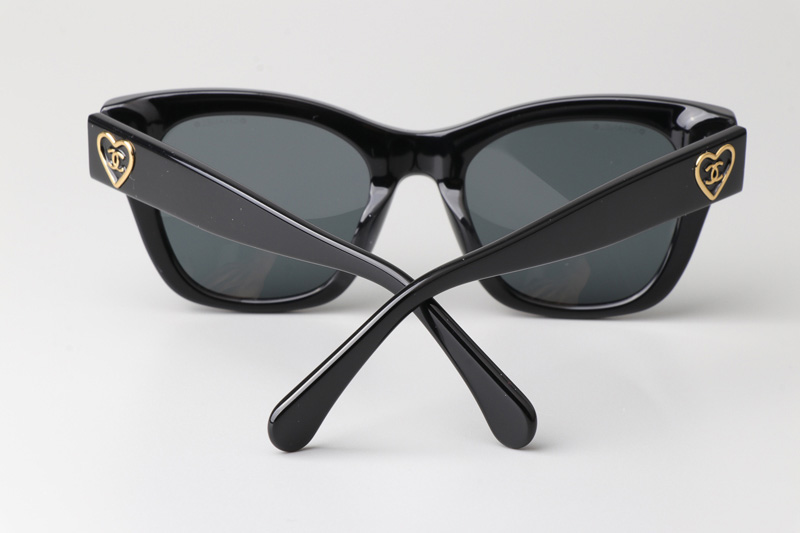 CH5478 Sunglasses Black Gray