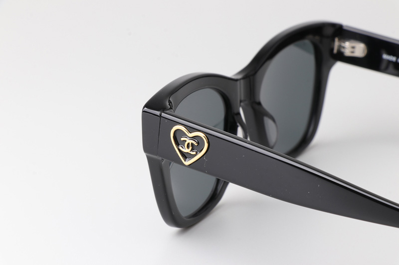 CH5478 Sunglasses Black Gray