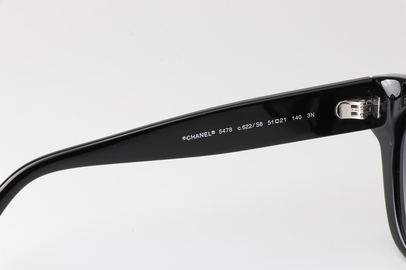 CH5478 Sunglasses Pearl Black Gradient Gray