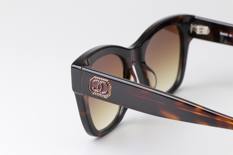 CH5478 Sunglasses Tortoise Gradient Brown